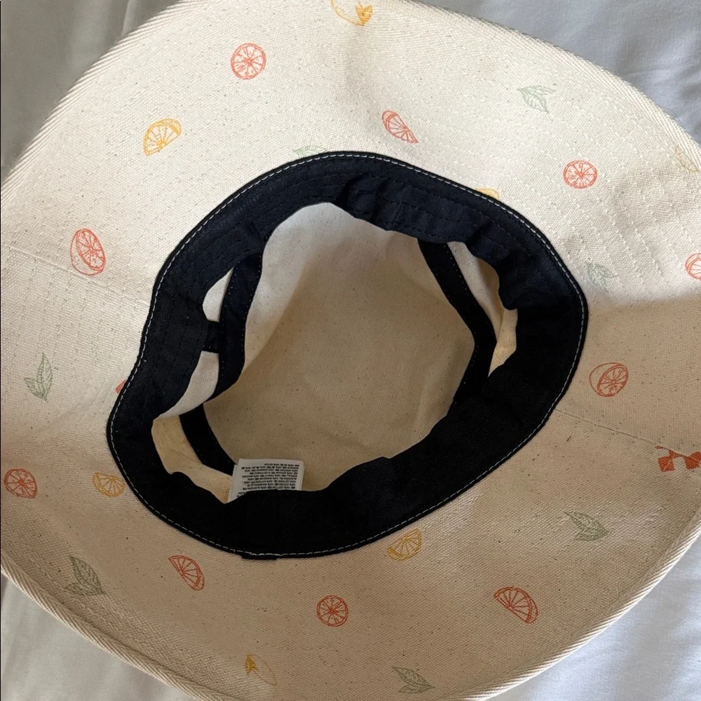 Vans Kids' Tan Hat with Fruit Motif